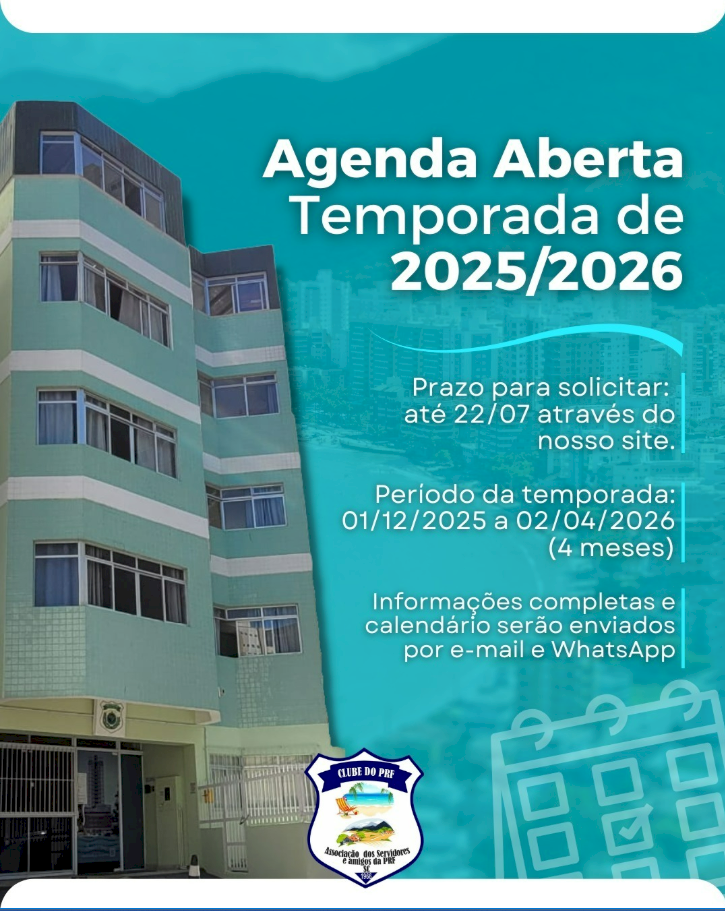 ABERTURA AGENDA TEMPORADA VERÃO 2025-2026